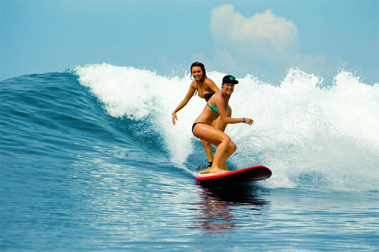 Alana Blanchard and Bethany Hamilton: friends for life