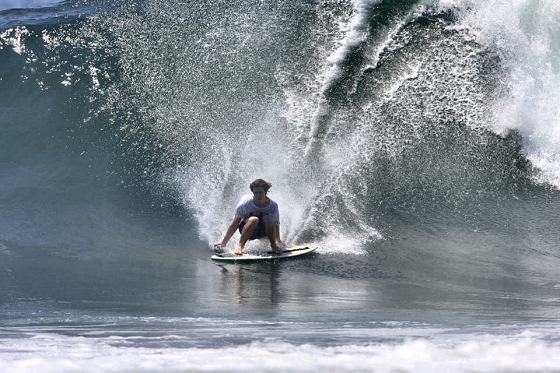 Brad Domke: he rules modern skimboarding