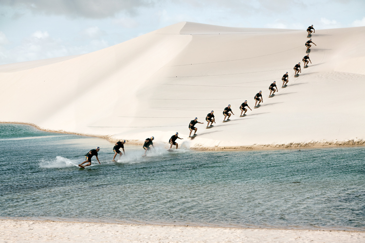 Brian Grubb: wakeskating in Lençóis Maranhenses, Brazil | Photo: Red Bull