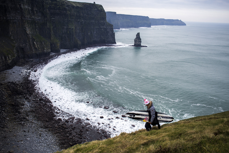 Cliffs of Moher: a breathtaking Irish big wave surfing arena | Photo: Red Bull