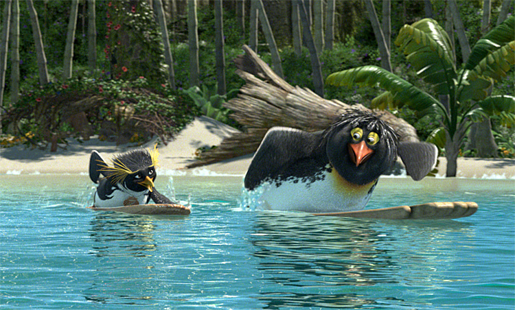 Cody Maverick and Big Z: forever penguin surfer friends