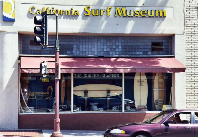 California Surf Museum, 1997: the first Oceanside location at 223 North Coast Highway | Photo: CSM