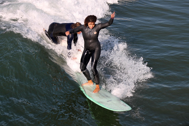 Danielle Lyons: the founder of Black Girls Surf was attacked by Wagner Lima | Photo: Rhonda Harper