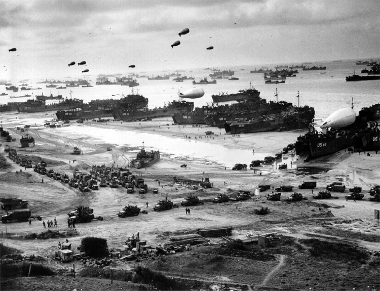 D-Day: no waves, just bullets