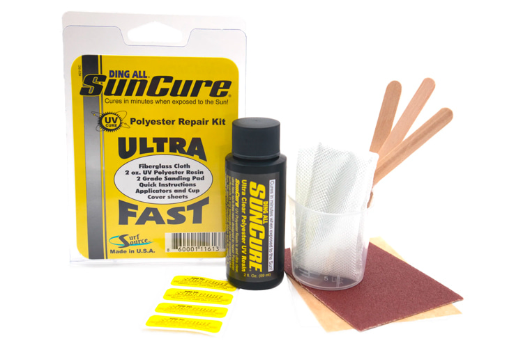 Ding All Sun Cure Polyester Fiberglass Repair Kit