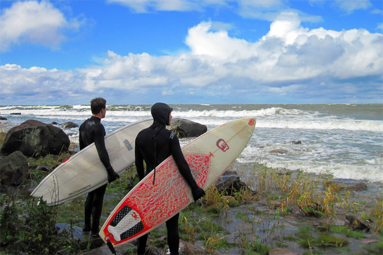 Finland: the Scandinavian gets around 60 days of good waves per yer | Photo: Offshore.fi