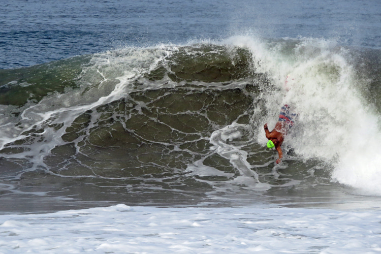 Godofredo Vasquez: the winner of the 2020 Bodysurfing Playa Zicatela Puerto Escondido competition | Photo: JP Murphy