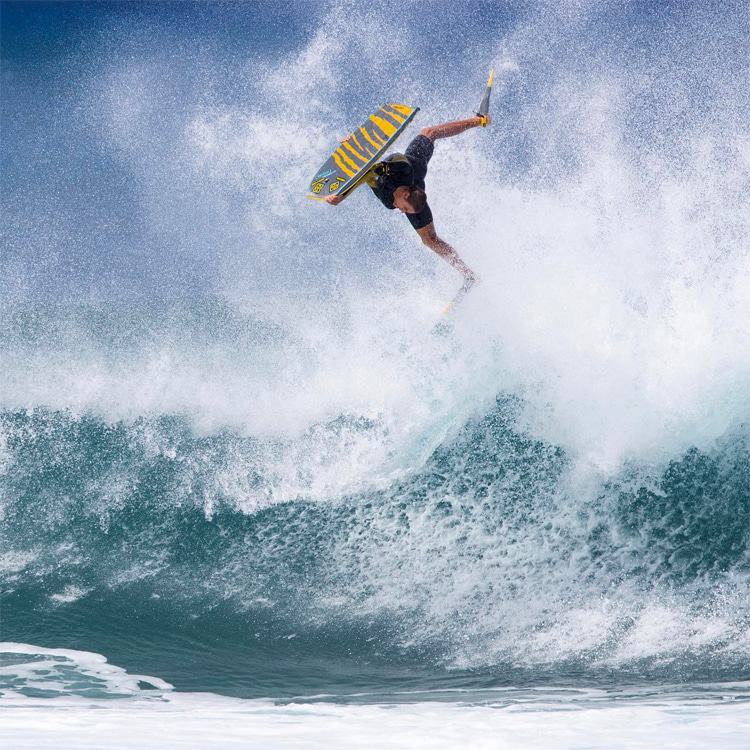 Jeff Hubbard: the bodyboarder who presented the 720 air to the world | Photo: Hubbard Archive