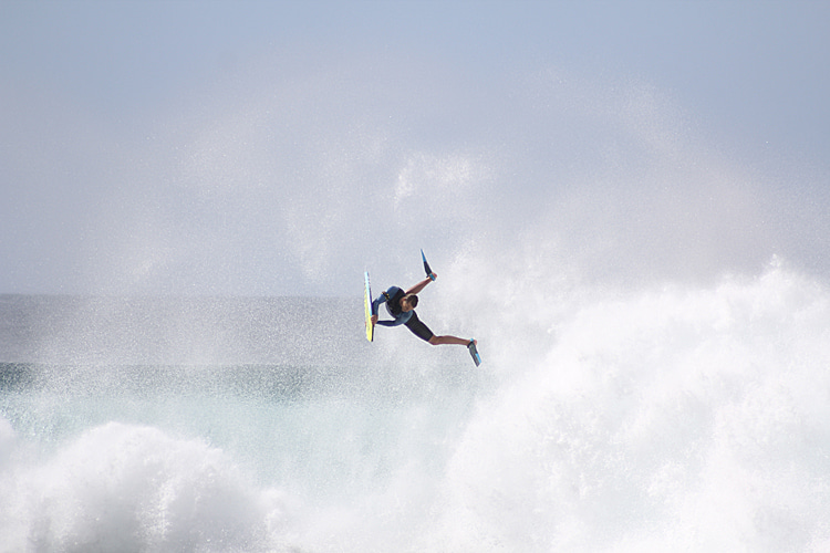 Jeff Hubbard: one of the most innovative aerial bodyboarders in the history of the sport | Photo: Hubbard Archive