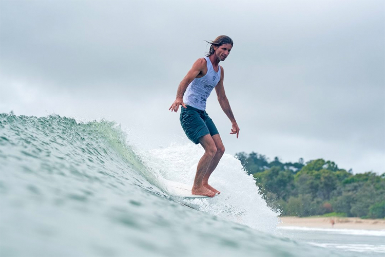 Joel Tudor: the legendary California longboarder is a master of style | Photo: WSL