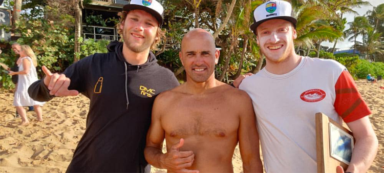 Kelly Slater: the Floridian surfer competed at the 2020 Pipeline Bodysurfing Classic | Photo: Patrice Grieumard