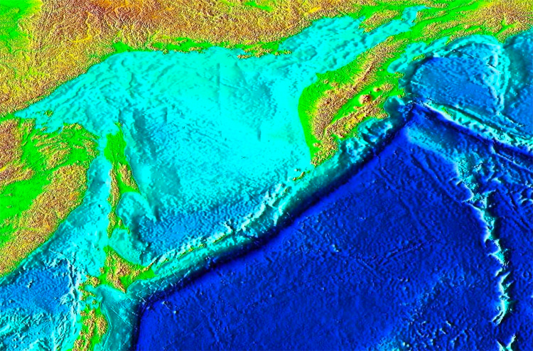 Kuril-Kamchatka Trench | Depth: 9,604 meters (31,509 feet) | Illustration: Creative Commons