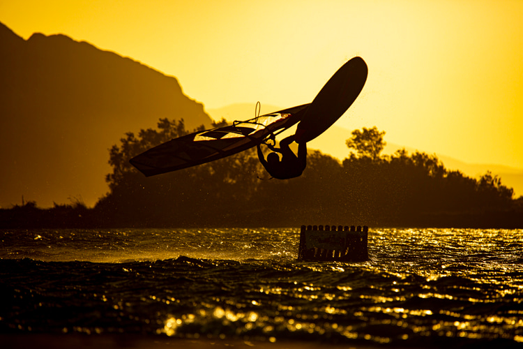 Lennart Neubauer: getting ramps into windsurfing | Photo: Red Bull