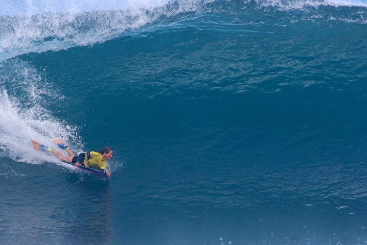 Lilly Pollard: the winner of the 2022 Women's Pipeline Bodyboarding Championship | Photo: Depolito