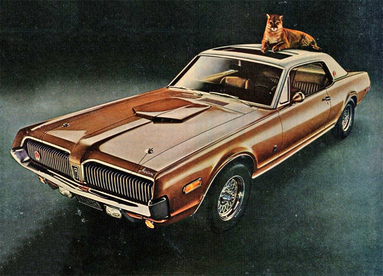 Mercury Cougar: the perfect surfer car for riding with style | Photo: Ford