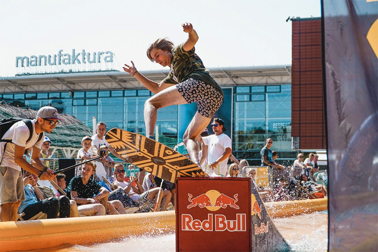 Michal Ambruszkiewicz: the Polish won the Red Bull Skim It for the second time | Photo: Kotlinski