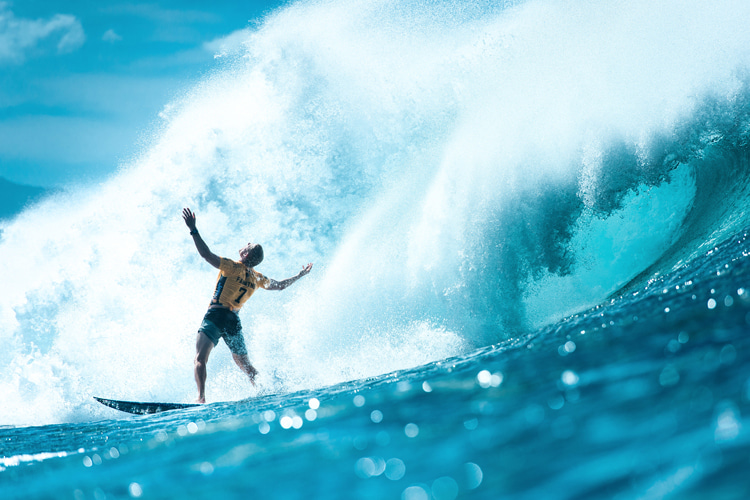 Mick Fanning: the White Lightning won three surfing world titles | Photo: Corey Wilson/Red Bull