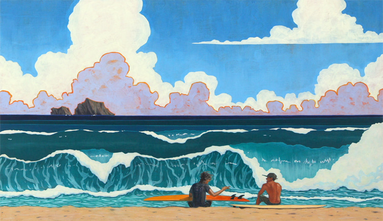 Moku Manu Surfers | Art: Kate Wadsworth