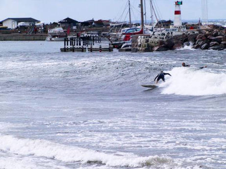 Molle: one of the best waves in Sweden