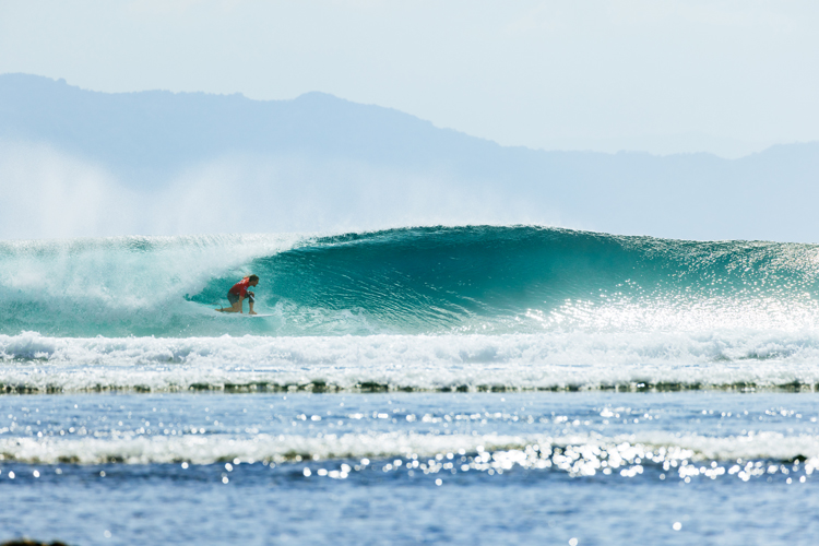 Money Trees: G-Land's long mid-section wall | Photo: Sloane