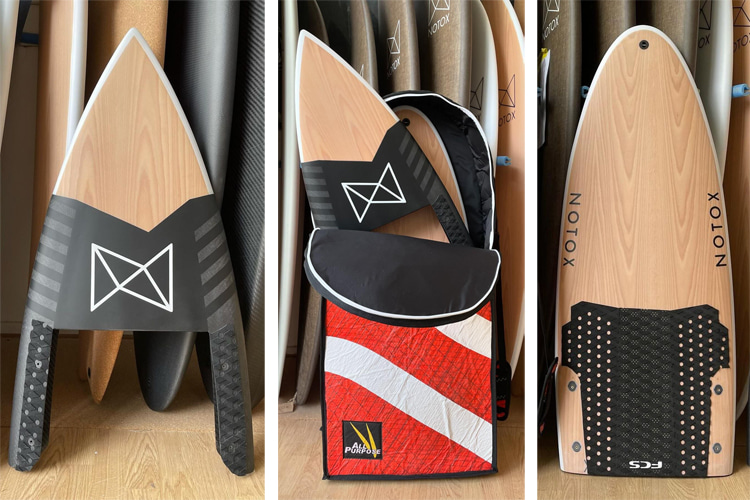 Notox: the collapsible surfboard made for easy traveling | Photo: Notox