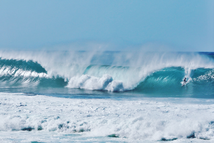 Pipeline: Jamie O'Brien and Mike Stewart put on a tandem wave-riding show | Photo: Shutterstock