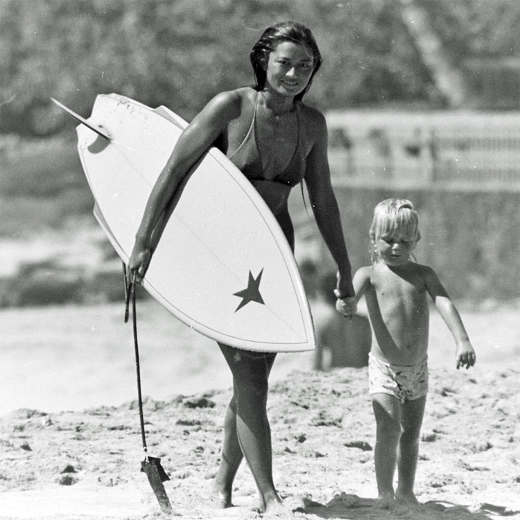 Rell Sunn: a talented Hawaiian surfer with an infectious smile | Photo: The Lost and Found Collection