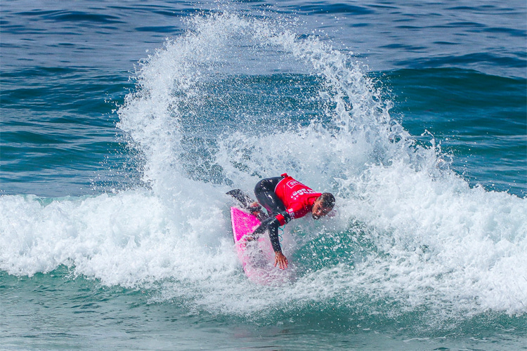 Sammy Morretino: the Hawaiian won the 2012 drop-knee world title | Photo: Sintra Portugal Pro