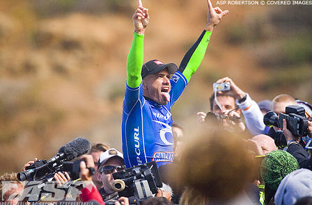 Kelly Slater: the 2008 Rip Curl Pro Bells Beach champion