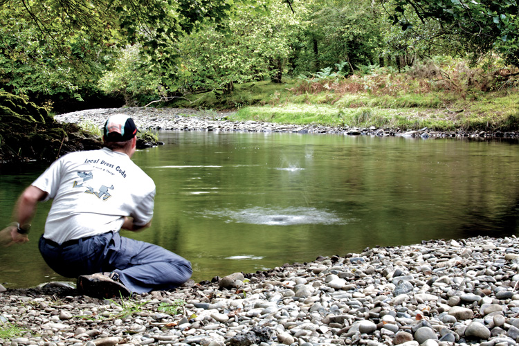 Stone skipping: the art of skipping flat rocks across the water involves wrist-twisting and arm-flinging techniques | Photo: Rowlett/Creative Commons