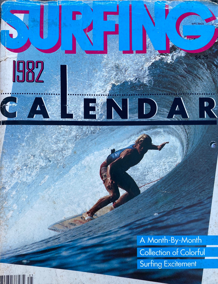 1980 Pipeline Masters Final: the reigning world champion, Mark Richards, won this final in conditions that mostly favored the Backdoor wave, which breaks to the surfer's right. I did better in this final than in 1978, but in a critical moment, I hesitated to take off on the best wave, only to see MR catch it instead. I determined that I would never make this mistake again in any future Pipe Masters - and I didn't. A side note: magazine cover shots were a big deal in the 1980s. I had five of them in my career. Stoked! | Photo: Aaron Chang