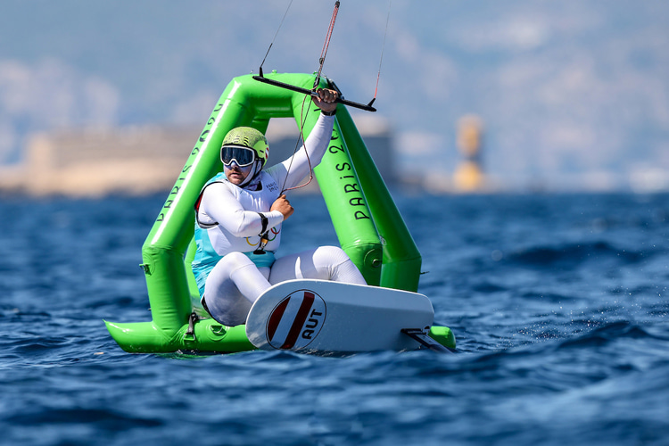 Valentin Bontus: the kiter won Austria's second sailing gold in Paris 2024 | Photo: World Sailing