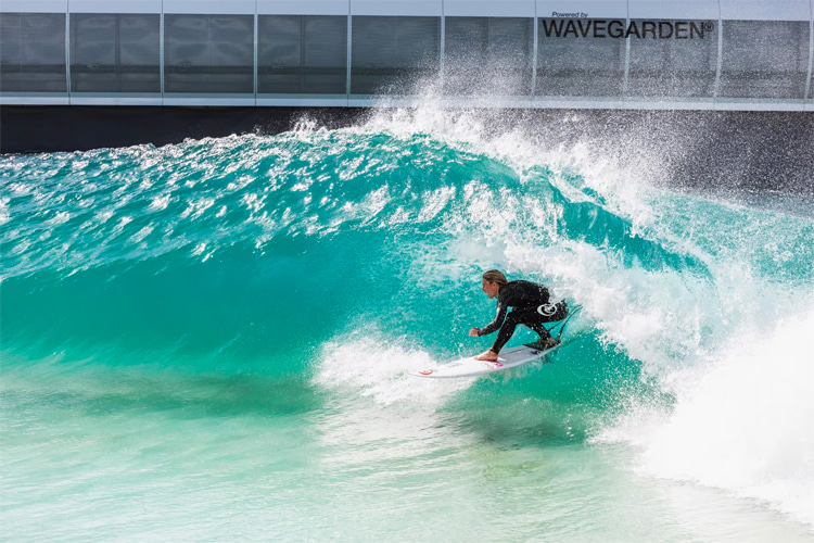 Wavegarden: the Spanish company uses a piston-powered paddle technology to generate surfable artificial waves | Photo: Wavegarden